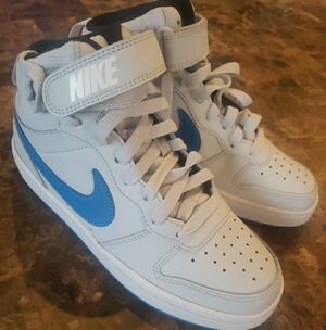 Nike Kids Sneakers - Light Gray and Blue